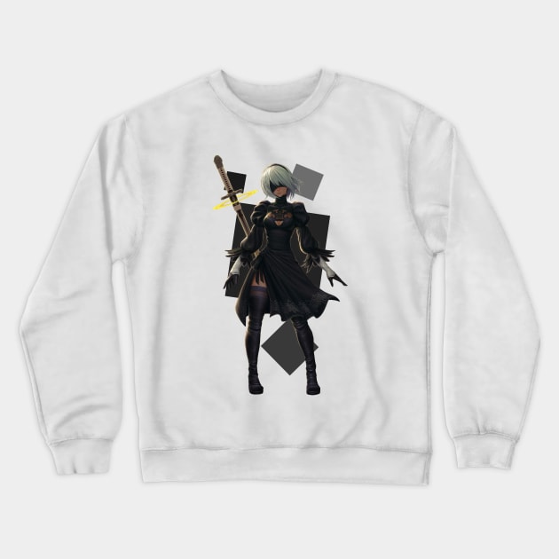 2B skirt Crewneck Sweatshirt by Danderfull